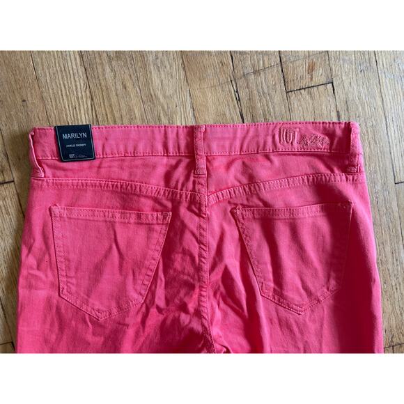 NWT Kut from the Kloth Marilyn Ankle Skinny Jean Coral Womens Size 4 - Picture 8 of 8